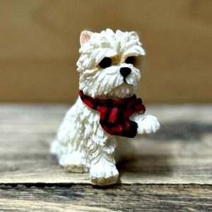Resin dog figurine