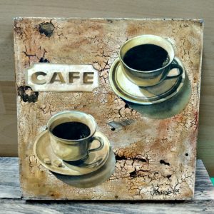 Cafe Print on Canvas