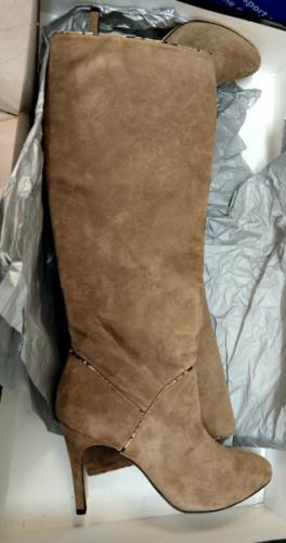 Innovare Angela Boots Taupe Suede Size: 37.5